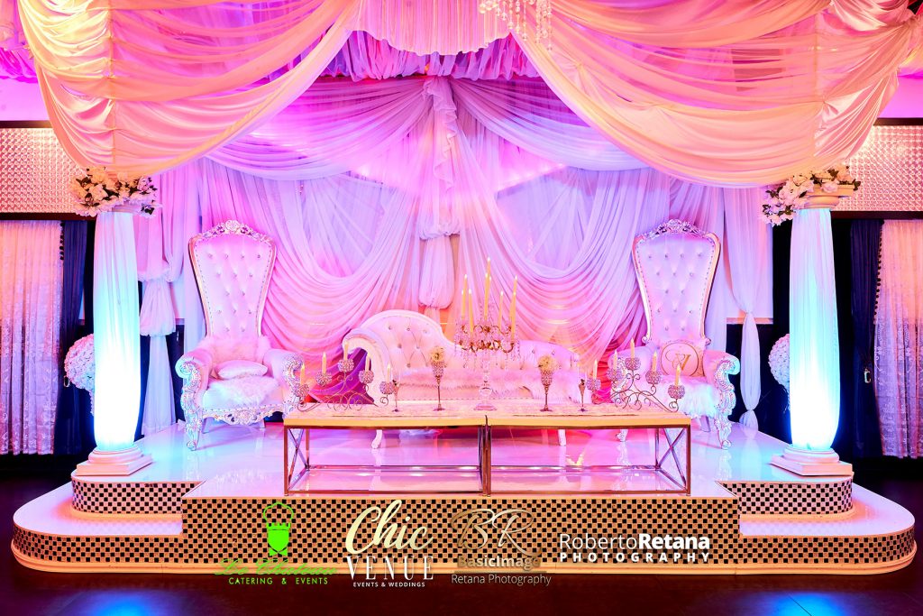 Luxury furnished stage at Chic Venue